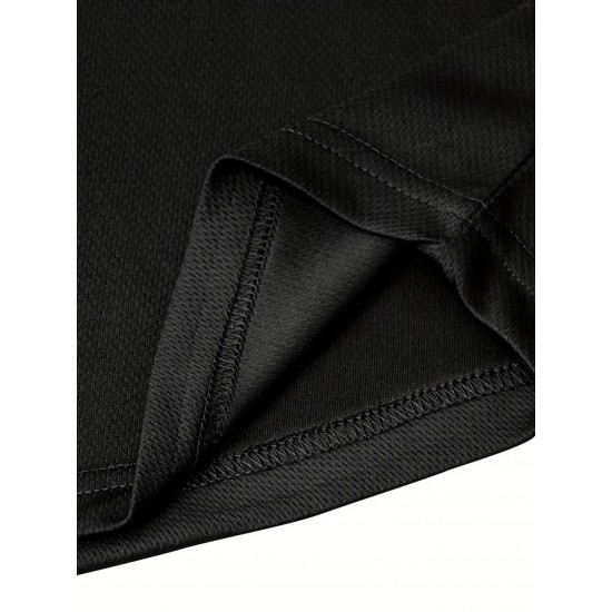 Men'S Casual Crew Neck Tank Top, Polyester Knit Fabric, Regular Fit, Geometric Pattern, with Slight Stretch, for Summer Adult Sleeveless Shirt Men'S Casual Crew Neck Tank Top, Polyester Knit Fabric, Regular Fit, Geometric Pattern, with Slight Stretch, for Summer Adult Sleeveless Shirt