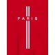 Men's Summer Fashion Tank Top - Casual Round Neck, Stretchy Polyester & Spandex Blend, Breathable Sleeveless Shirt with Trendy Paris Print, Perfect for Gym & Sports, Non-Transparent